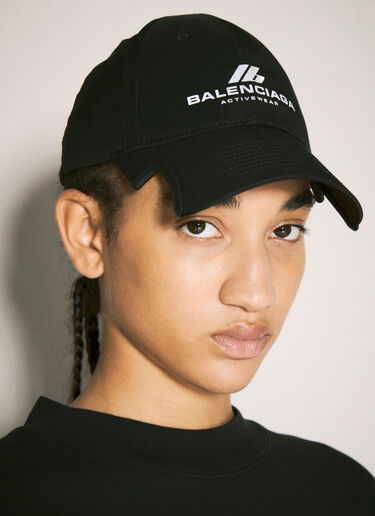 Balenciaga Activewear Baseball Cap Black bal0257067