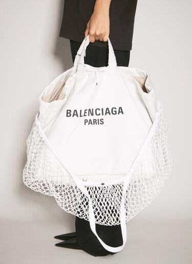 Balenciaga 24/7 Large Tote Bag White bal0257054