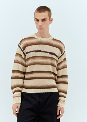 Gucci Tonal Stripe Sweater Grey guc0157023