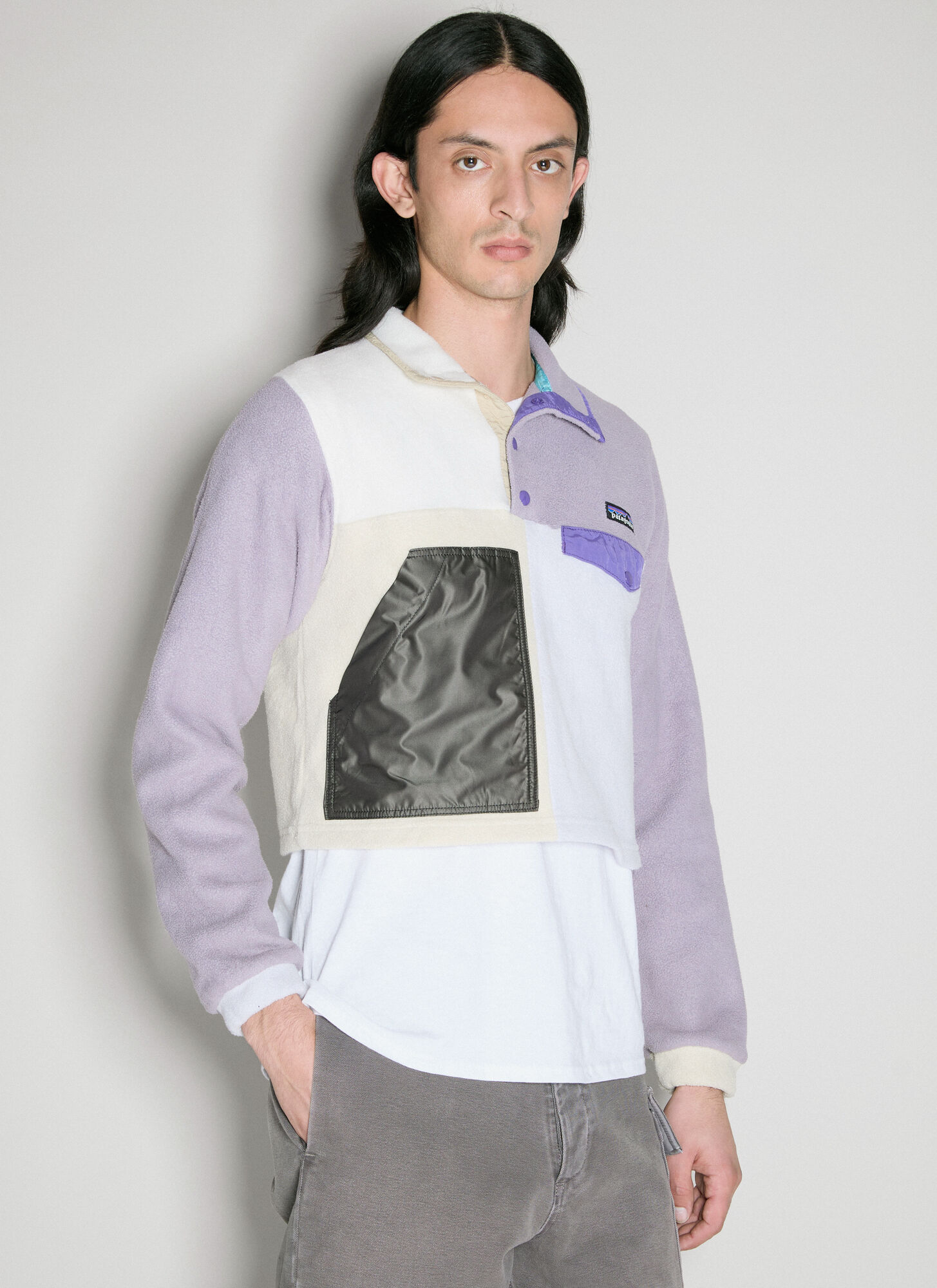 (d)ivision (di)construct Fleece Sweatshirt In Grey