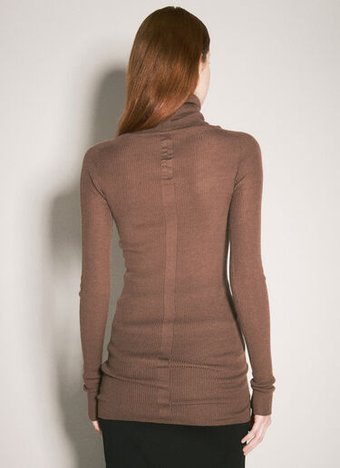 Rick Owens Wool Sweater Brown ric0257013