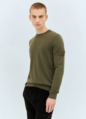 Stone Island Ghost Wool Sweater Black sto0158011