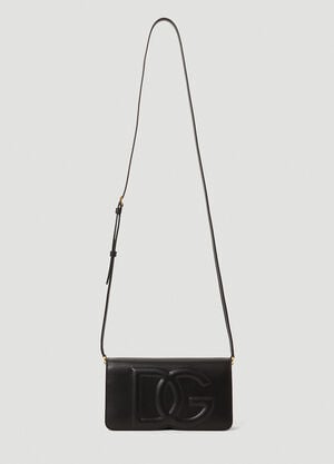 Bottega Veneta Logo Leather Phone Bag 黑色 bov0251056