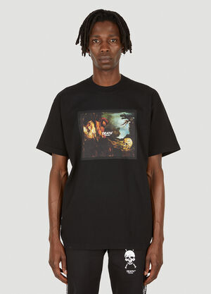 Death Cigarettes Poussin T-Shirt 블랙 dec0146003