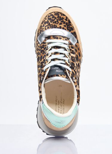 HIDN-ANDER Tenkei Leopard Prime Sneakers Brown hdn0258012