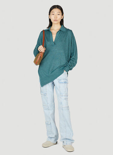 Isabel Marant Giliane Sweater Green ibm0251013