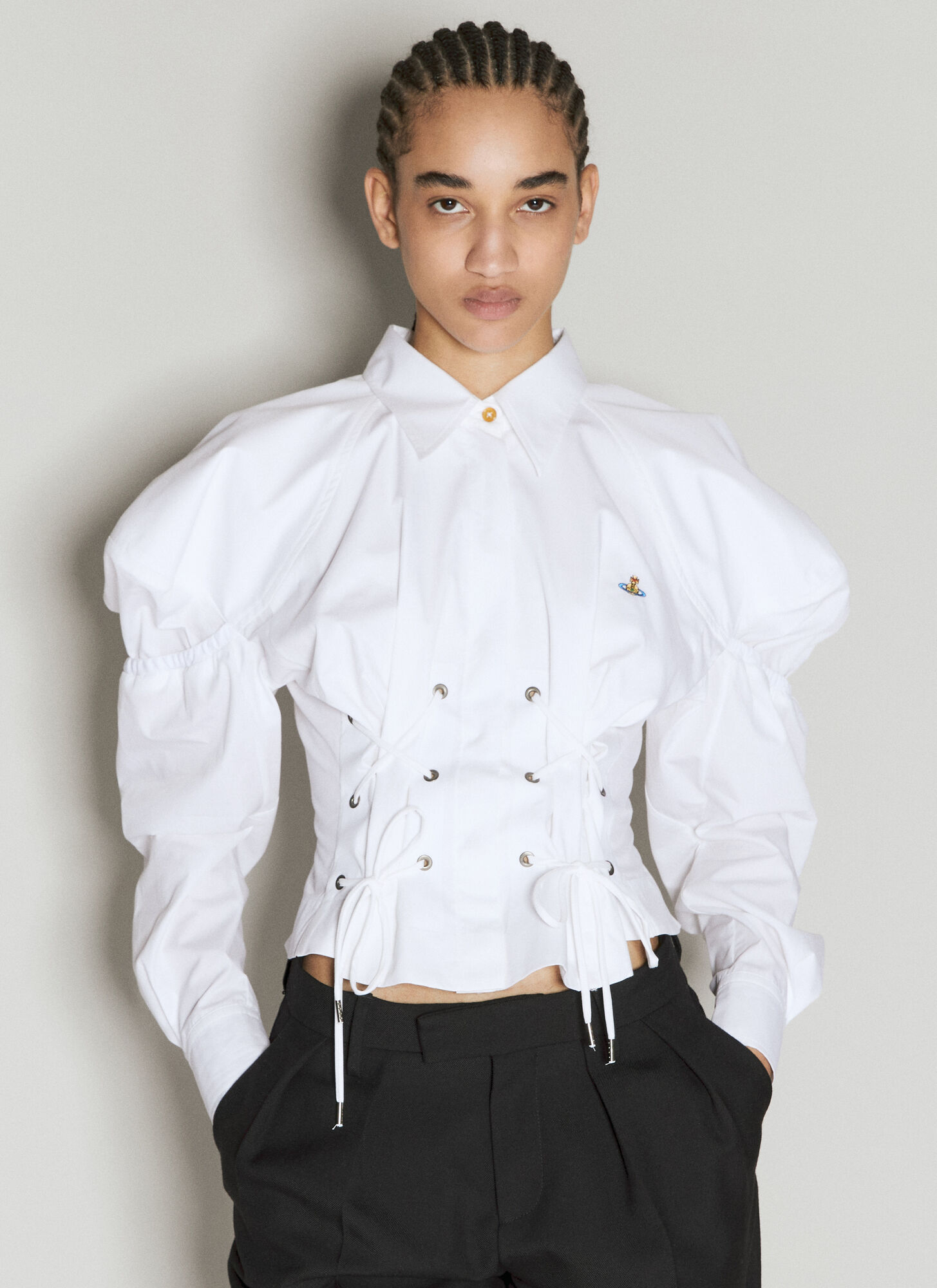 Shop Vivienne Westwood Gexy Shirt In White