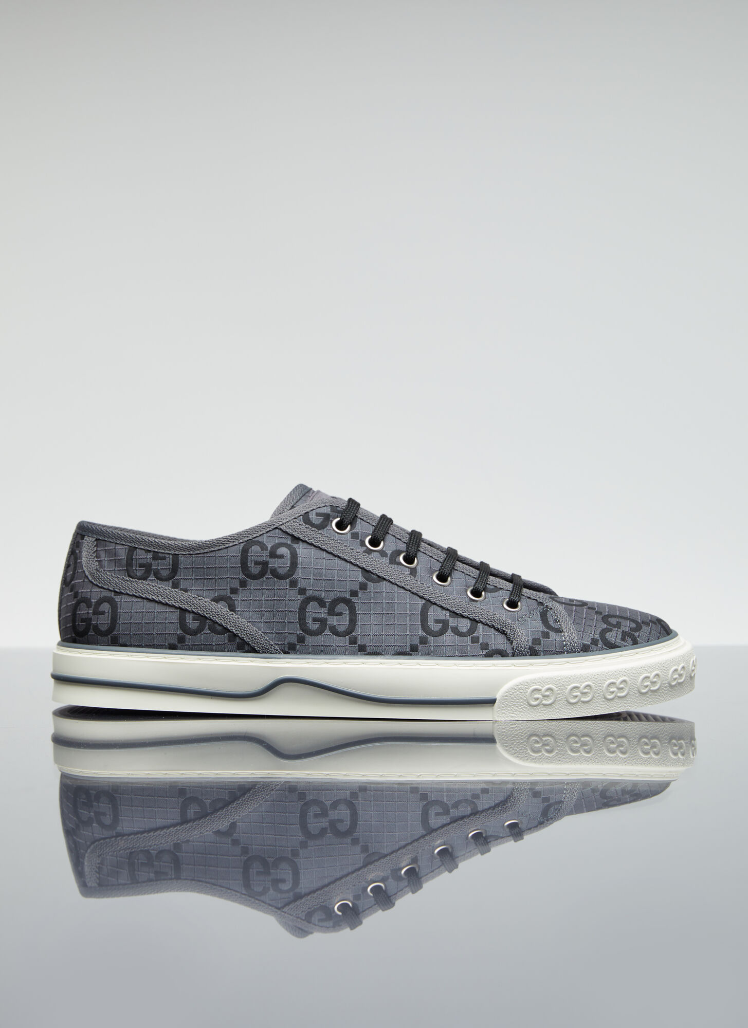 Shop Gucci 1977 Sneakers In Grey