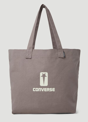 Converse Logo Print Tote Bag Blue con0358009
