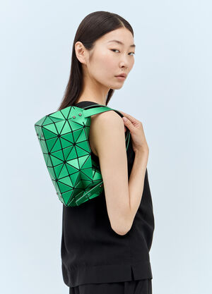 Bao Bao Issey Miyake Small Boston Handbag Green bao0257001