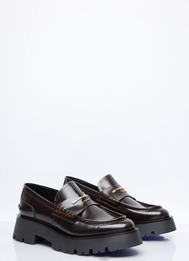 Alexander Wang Carter Lug Loafers Brown awg0257021