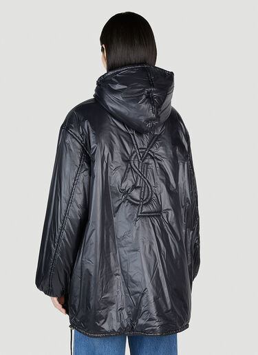 Saint Laurent Cassandre Anorak Jacket Black sla0253015