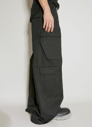 Rick Owens DRKSHDW ダブルカーゴパンツ ブラック drk0154005