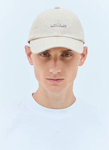 Jacquemus La Casquette Gadjo Baseball Cap Beige jac0158030