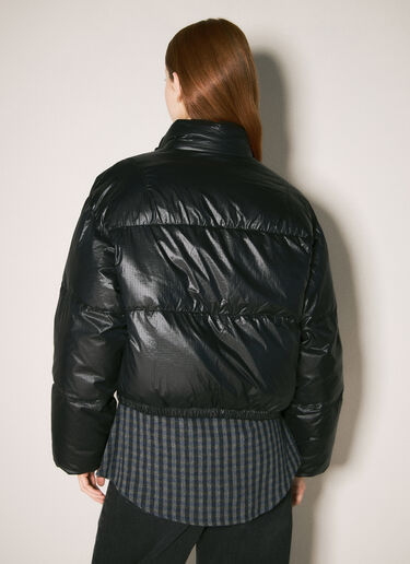 Our Legacy Cropped Puffer Jacket Black our0258007