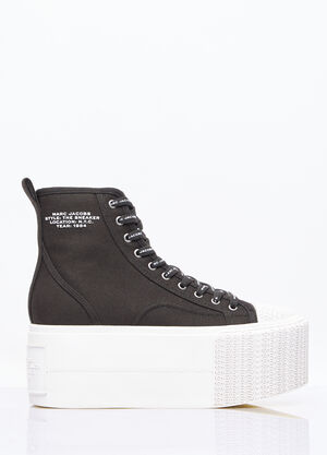 Saint Laurent The High Top Platform Sneakers White sla0257041