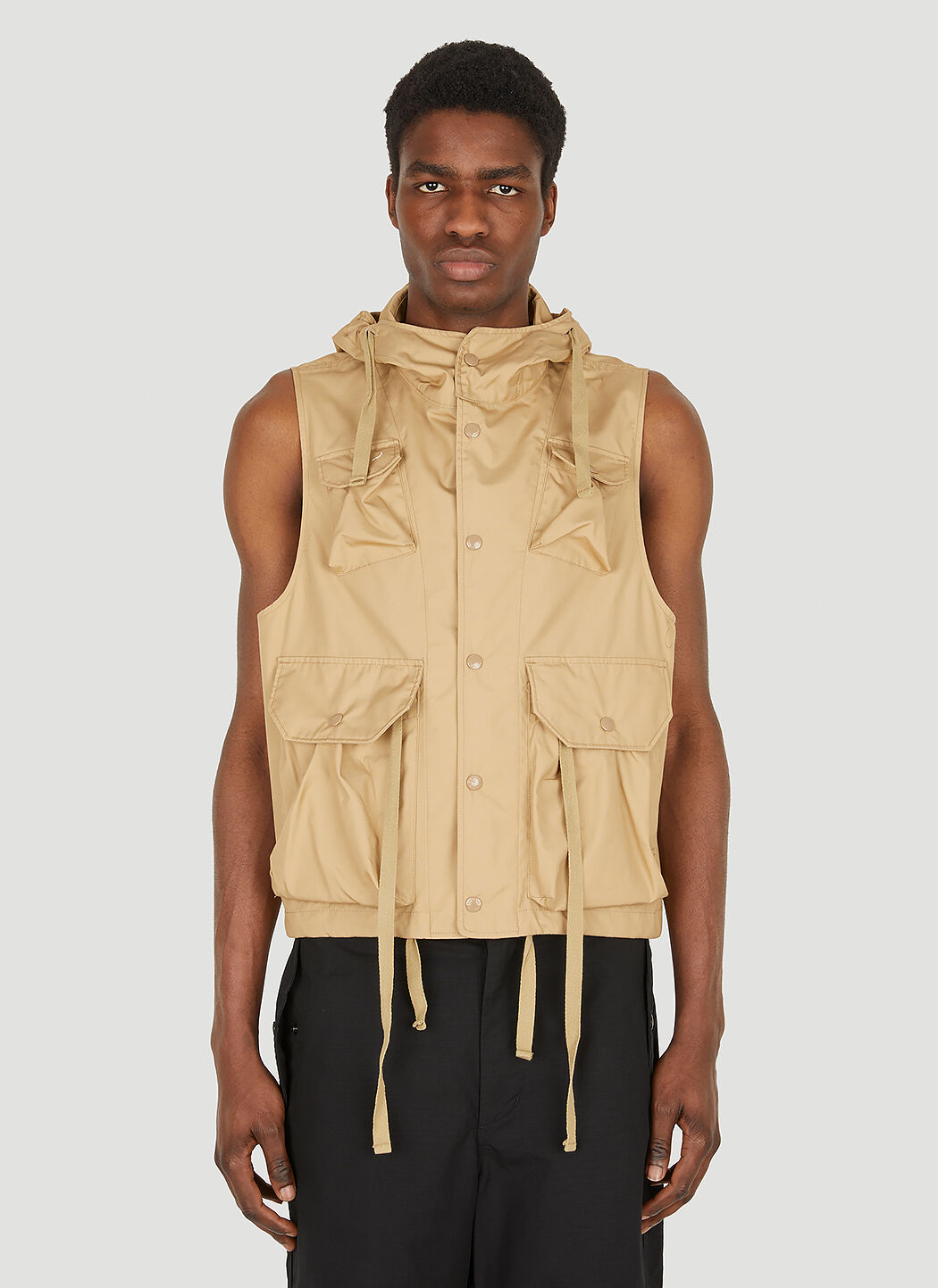 Engineered Garments Field Hooded Vest Jacket | LN-CC