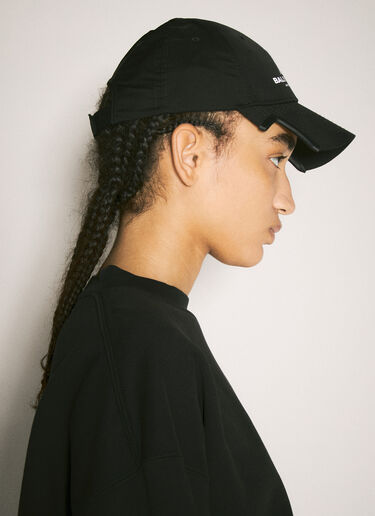 Balenciaga Activewear Baseball Cap Black bal0257067