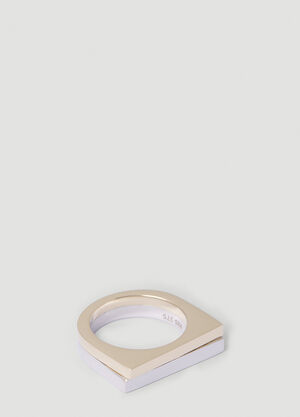 Tom Wood Step Duo Ring Silver tmw0255001