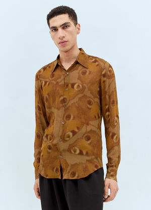 Dries Van Noten Celdon Shirt Dark Brown dvn0158018