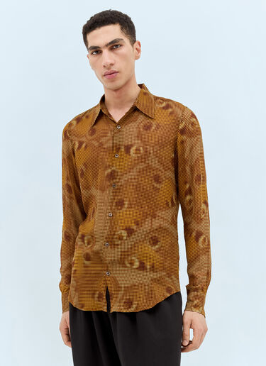 Dries Van Noten Celdon Shirt Brown dvn0158012