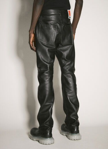 032C Casual Leather Pants Black cee0156024