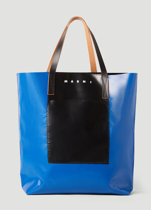 Marni Tribeca Shopping Tote Bag White mni0155008