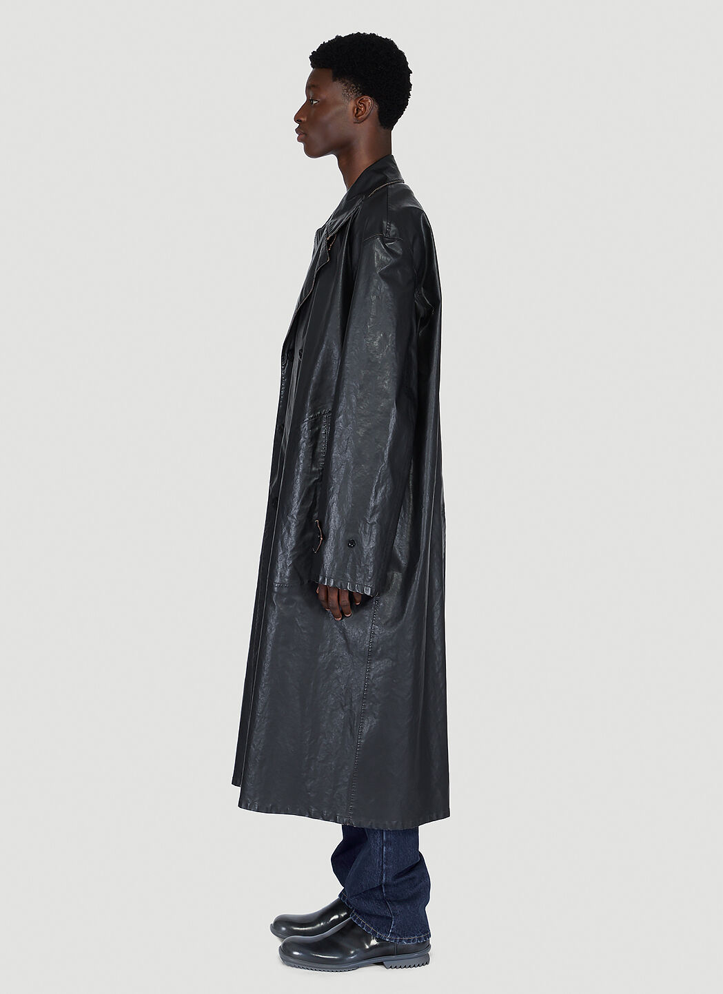 Coated Trench Coat