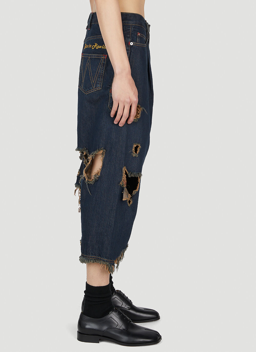 Vivienne Westwood Distressed Macca Jeans in Blue | LN-CC®