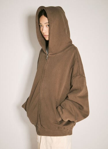 Entire Studios Thermal Hooded Sweatshirt Brown ent0357003