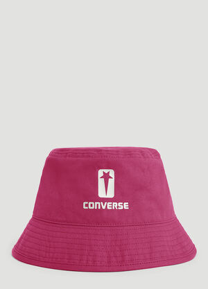 Converse Logo Print Bucket Hat Blue con0358009