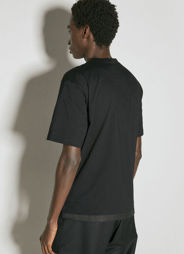 Prada Re-Nylon 포켓 저지 티셔츠 블랙 pra0155013