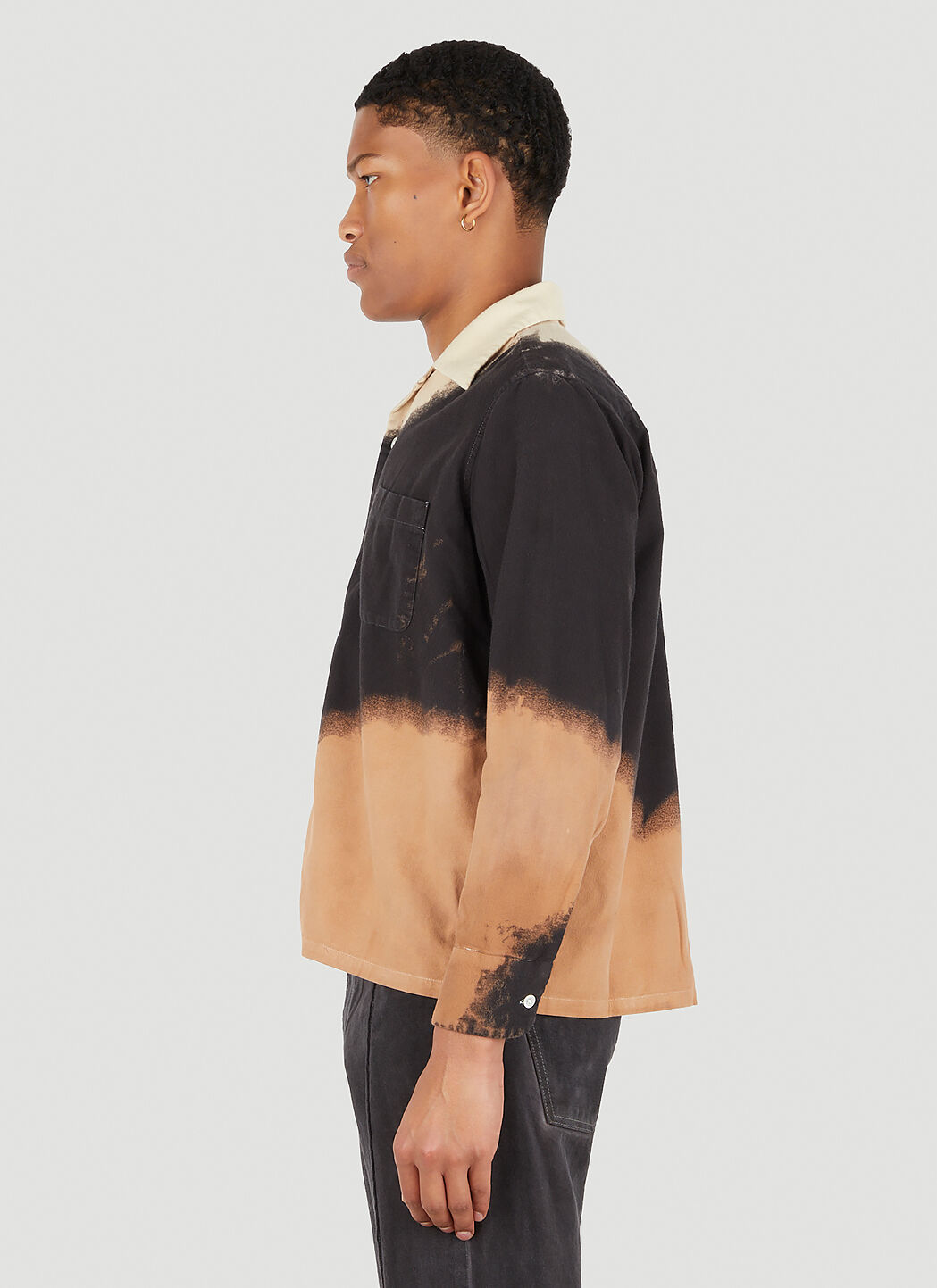 NOMA t.d. Hand Dyed Shirt in Black | LN-CC®