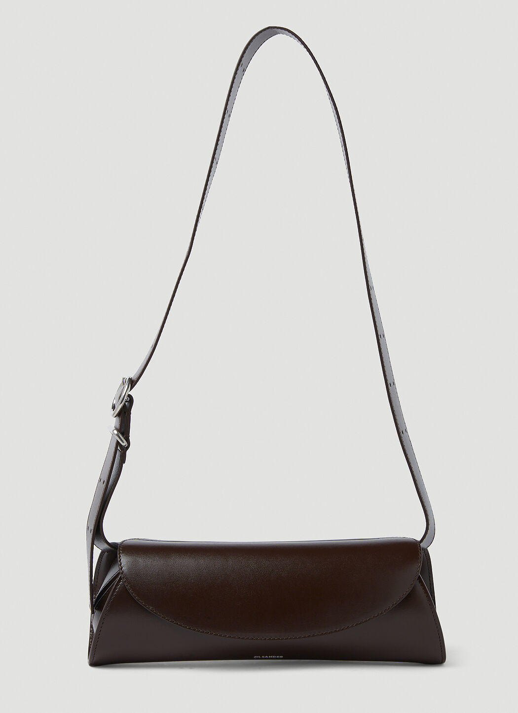 Jil Sander Women's Cannolo Shoulder Bag in Brown | LN-CC®