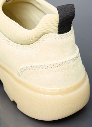 Burberry Suede Foam Sneakers Yellow bur0155066