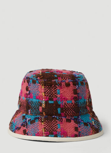 Gucci Check Tweed Bucket Hat Multicolour guc0251271