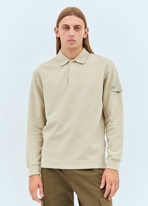 Stone Island Ghost Polo Shirt Beige sto0158013