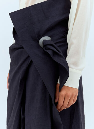 Issey Miyake Enclothe Skirt Blue ism0258001