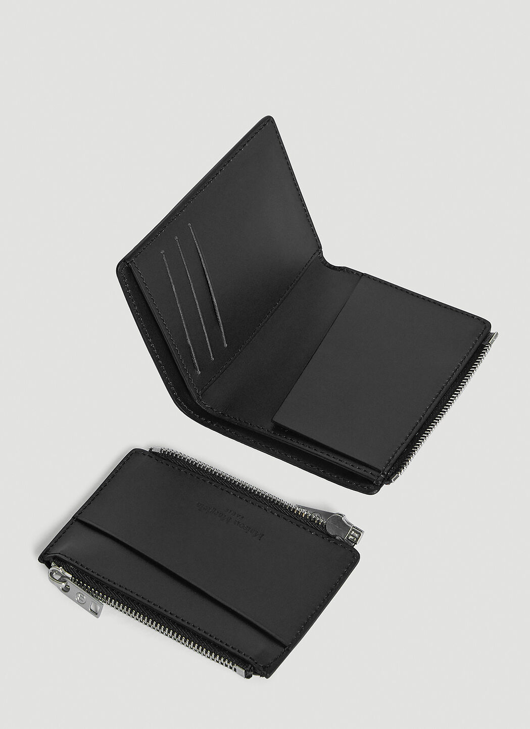 Maison Margiela 남성 Black Multifunctional Leather Wallet | LN-CC®