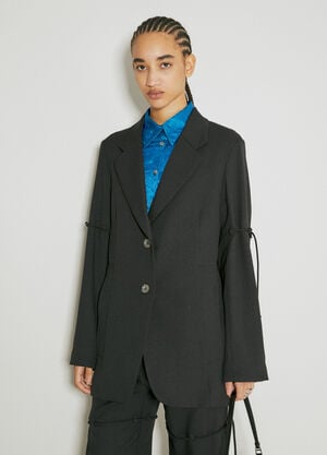 Versace Tailored Suit Blazer Blue ver0255008