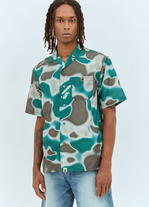 Jacquemus Liquid Camo One Point Shirt White jac0158003