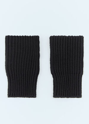 Dries Van Noten Wool Cuffs Dark Brown dvn0158018