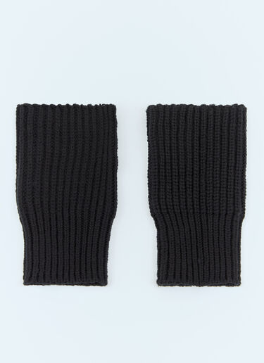 Dries Van Noten Wool Cuffs Black dvn0158034