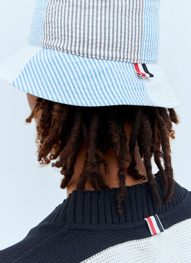 Thom Browne Quarter Bucket Hat Blue thb0156012