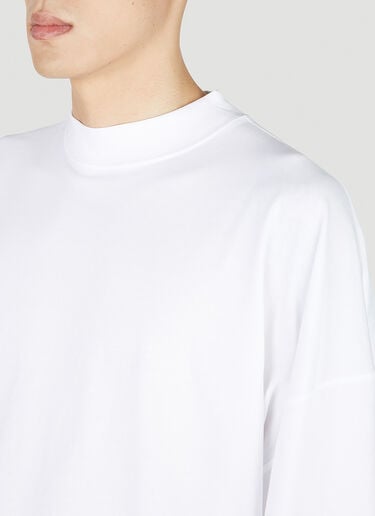 Jil Sander モックネックTシャツ ホワイト jil0151003