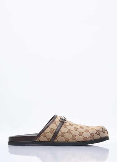 Gucci Horsebit Mules Beige guc0157044