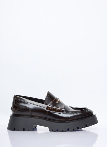 Alexander Wang Carter Lug Loafers Brown awg0257021