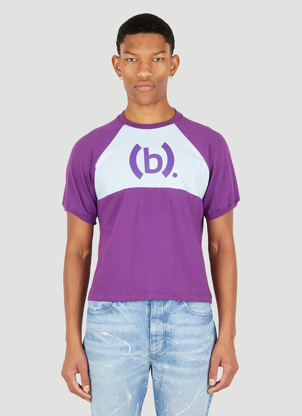 Bstroy (B). T-Shirt in Purple | LN-CC®
