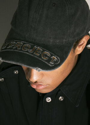 Entire Studios Logo Patch Baseball Cap Black ent0156009