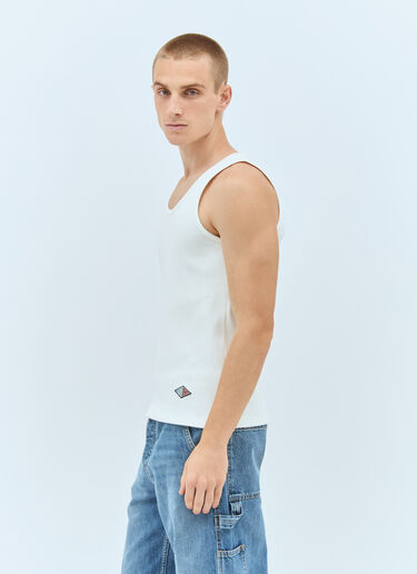 Bottega Veneta Rib Jersey Tank Top White bov0157010